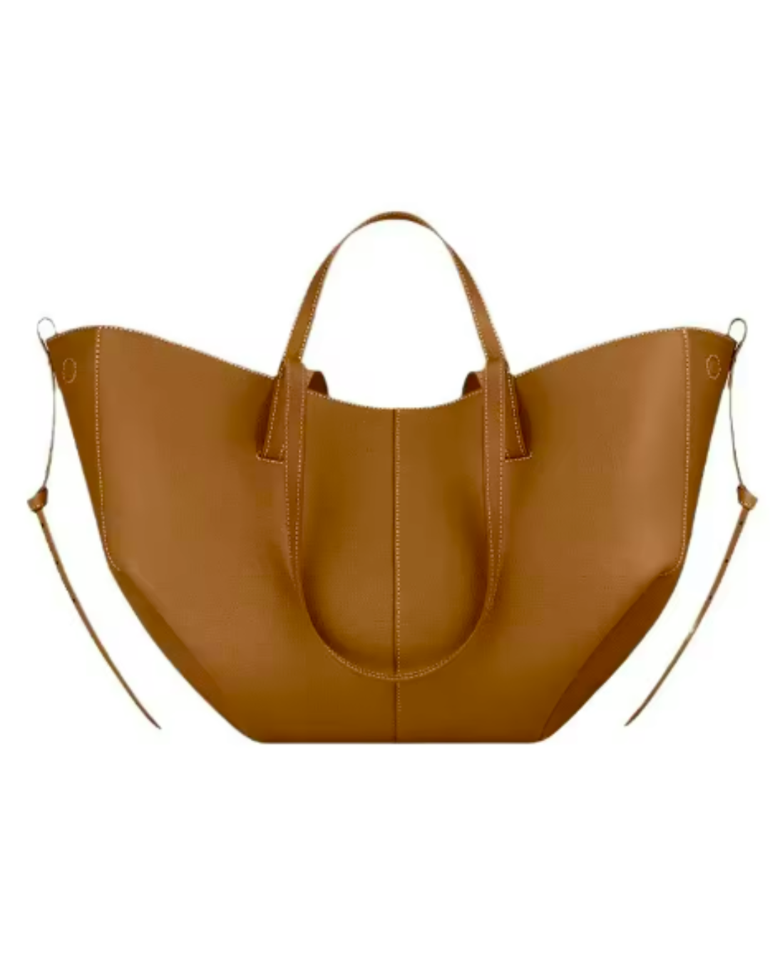 Bolso Tote de Piel Artesanal IKIGAI COUTURE - Color Bronce detalle