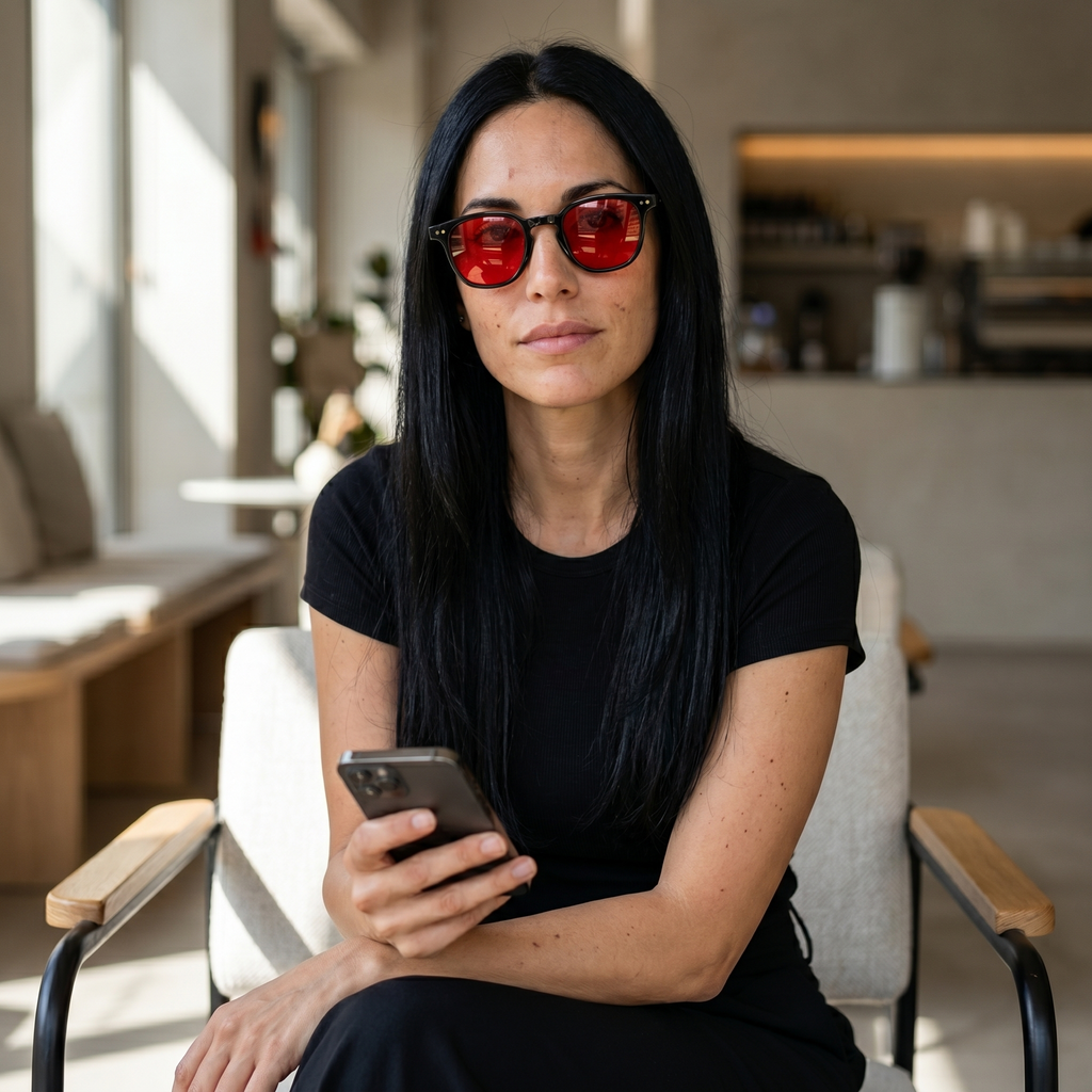 GAFAS V2 Cristal Rojo - Uso Nocturno